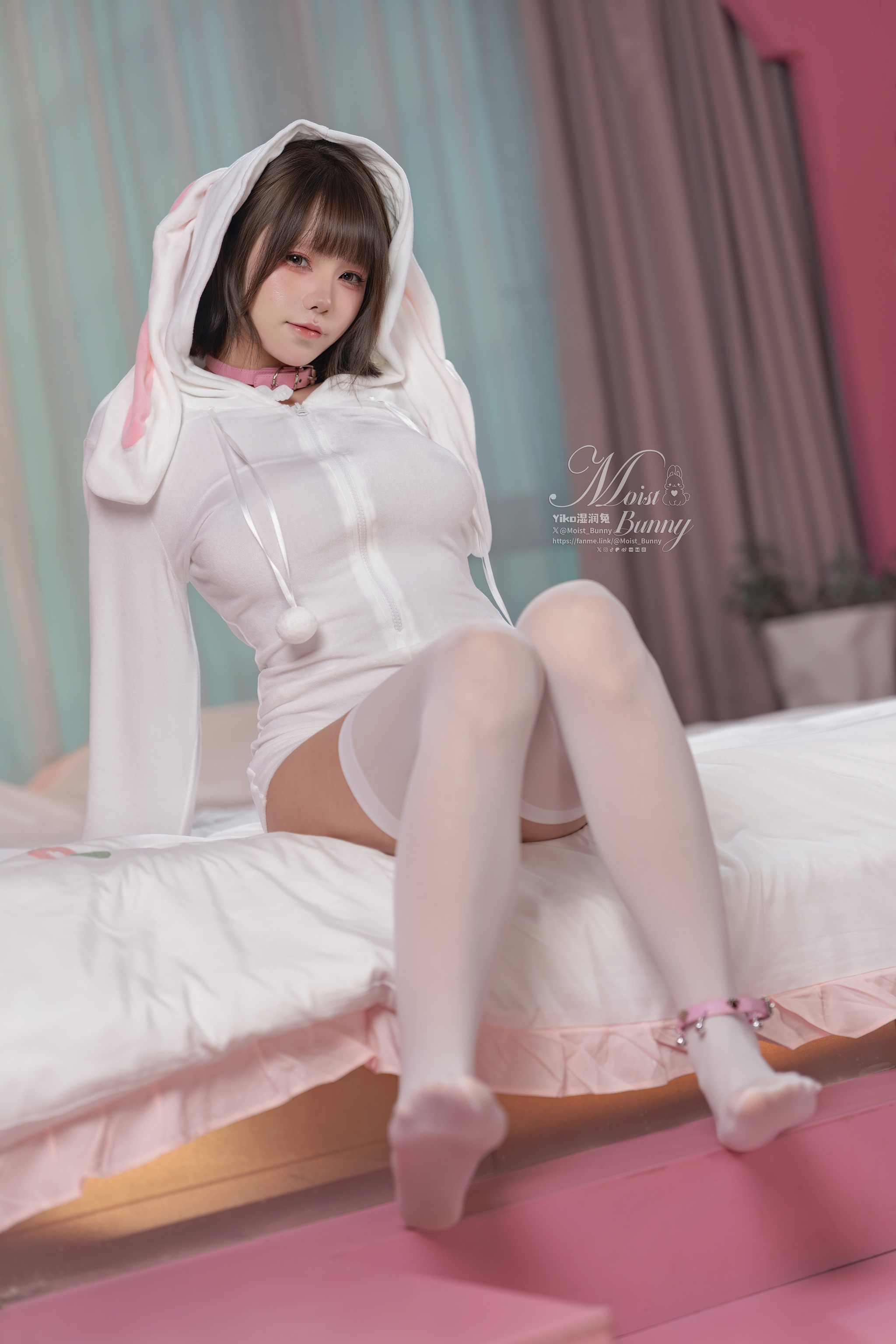 咬一口兔娘 - NO.252 (Yiko湿润兔) 25年10月月票特典 雪绒兔[32P]-XikXak